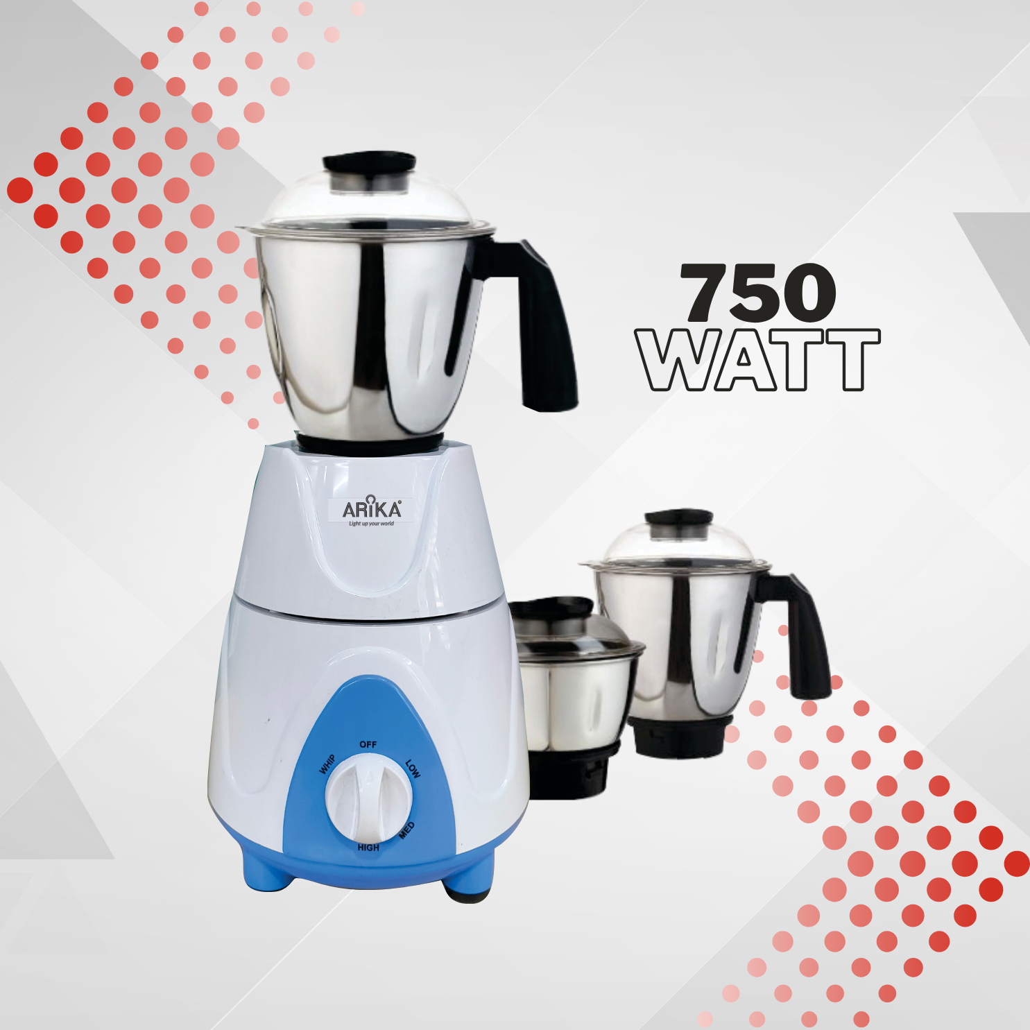 Infinity 750w Mixer Grinder with 3 Jar