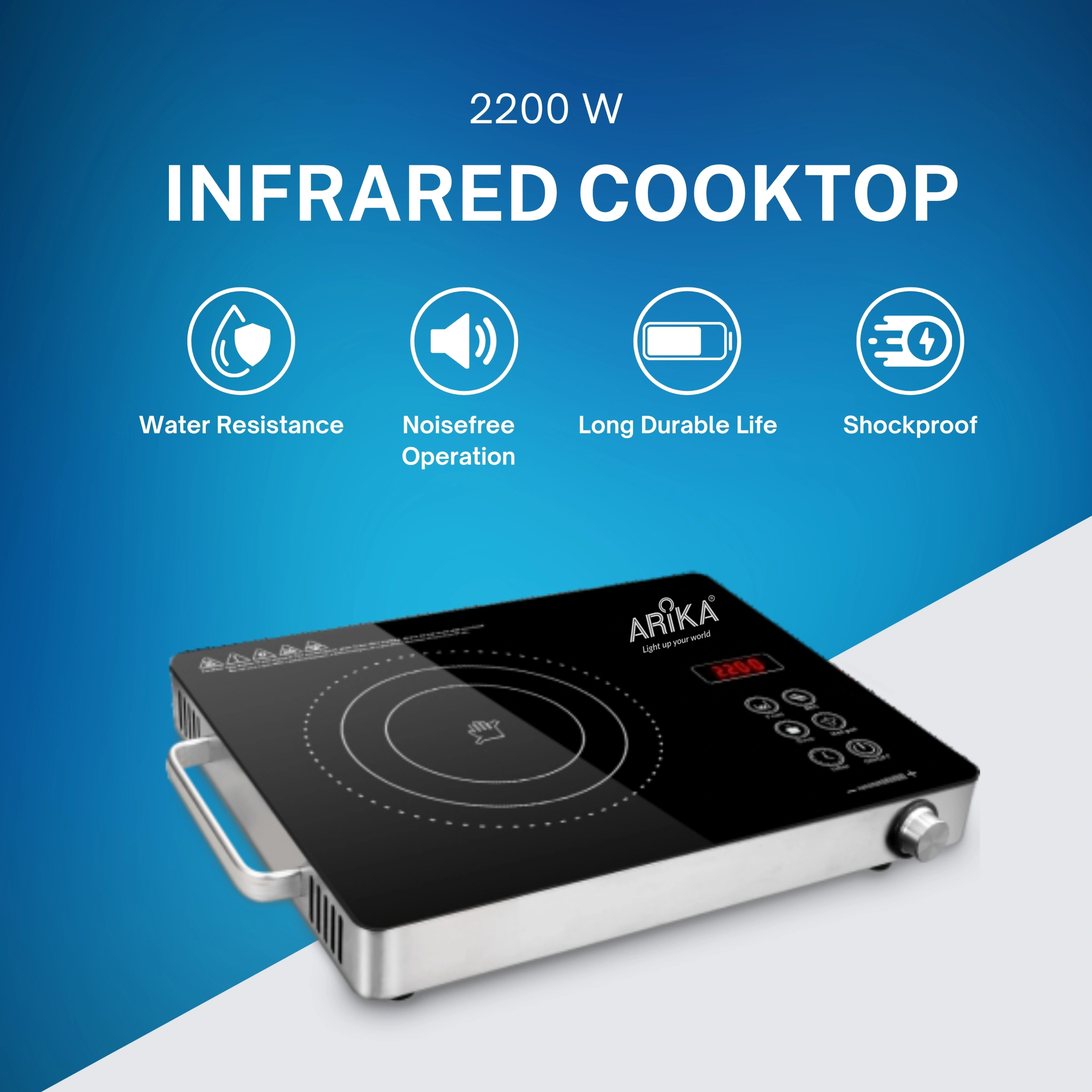 Arika Infrared Cooktop 2200 Watt